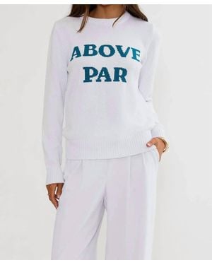 Beach Riot Jolene Fairway Sweater - White