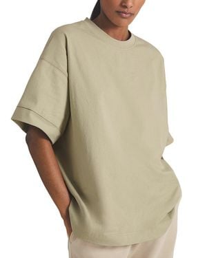Reiss Ziggy Oversized T-Shirt - Natural