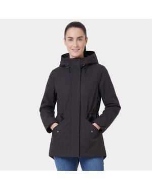 Rokka&Rolla Stand Collar Trench Coat Windbreaker Jacket - Blue