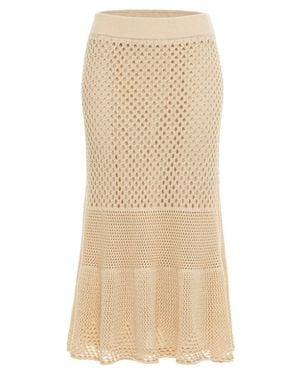 Anna Cate Alex Knit Skirt - Natural