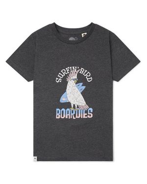 Boardies Boardies¨ Surf'In Bird Crew Neck Tee - Black