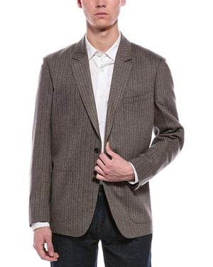 Rag & Bone Butler Wool & Cashmere-Blend Blazer - Gray