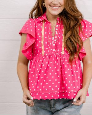 Layerz Clothing Piper Top - Pink