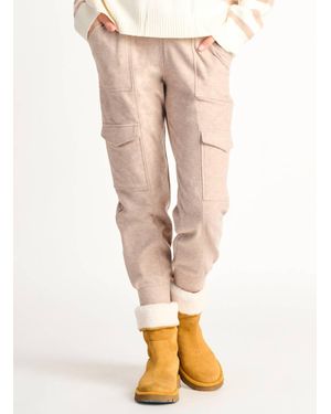 Dex Soft Cargo Jogger In Oatmeal - Natural