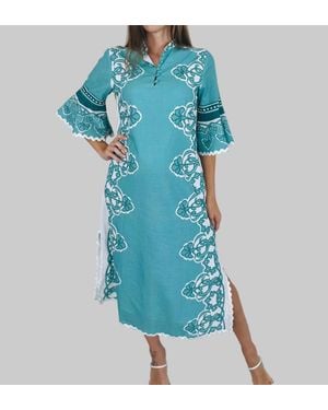 IslaPayal Como Midi Dress - Blue
