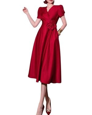 BRC By BURRYCO Midi Dress - Red