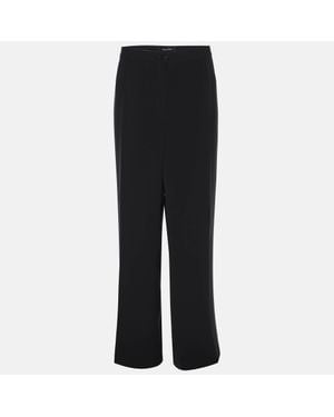 Elena Miro Crepe Straight Pants Xxl - Black