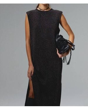 Lanhtropy Glitter Knitted Dress - Black
