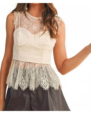 Mustard Seed Madonna Top - Brown