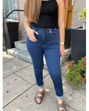 cello High Rise Skinny Jeans - Blue