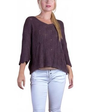 Gigi Moda Scacchi Knit Sweater - Red