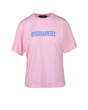 DSquared² Crew Neck T-Shirt - Pink