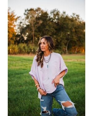 Blue B Hallie Studded Top - Green