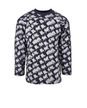 ERL Graphic Cotton T-Shirt - Black