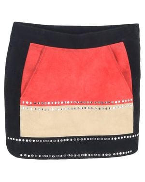Maje Studded Mini Skirt - Red