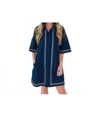 Caryn Lawn Shelby Dress - Blue