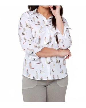 Renuar Woven Button Down Shirt - White