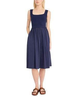Luxely Midi Sweater Dress - Blue