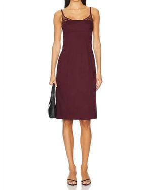 Clea Arlet Pencil Dress - Purple