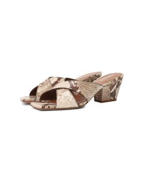 Paris Texas Arizona Leather Mules - Natural