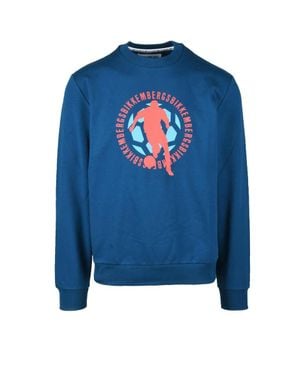 Bikkembergs Graphic Stretch Sweatshirt - Blue
