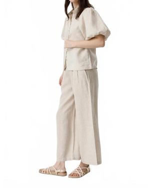 Lanhtropy Bubble Linen Shirt - Natural