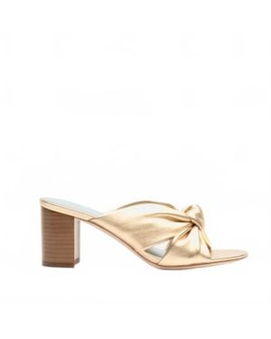 Frances Valentine Mollie Slide Heel - Natural
