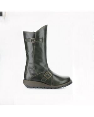 Fly London Mes 913 Leather Boot - Green