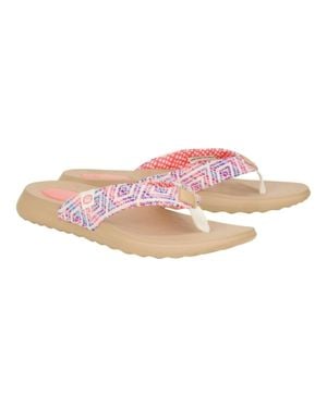 HEYDUDE Christi Flip Baja Flip Flops - Pink
