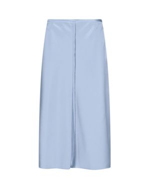 Ami Paris Ami Skirts Polyester - Blue