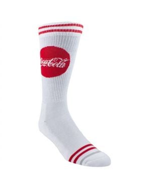 Perri's Socks Coca-Cola Logo Crew Socks - Red