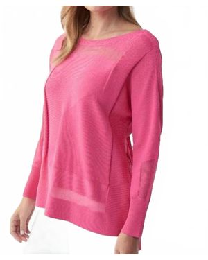 Joseph Ribkoff Ridley Lightweight Sweater - Pink
