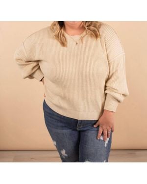 Blakeley Laurel Oversized Knit Sweater - Blue