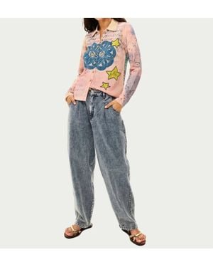 ME 369 Serenity Knitted Shirt - Blue