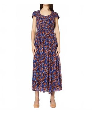 Ulla Johnson Calliope Midi Dress - Purple