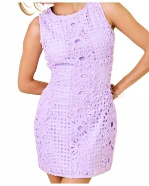 Day + Moon Josie Mini Dress - Purple