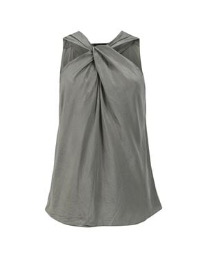 Theory Halter Top - Gray