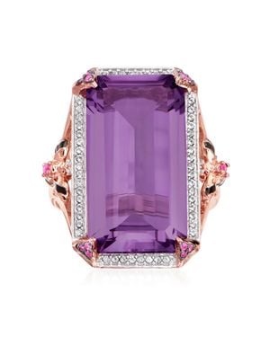 Ross-Simons Amethyst And Multi-Gemstone Bumblebee Ring - Purple