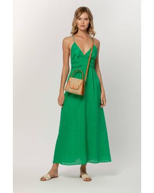LUSANA Adison Dress - Green