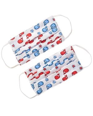 Roberta Roller Rabbit Moby Star Mask, Set Of 2 - White
