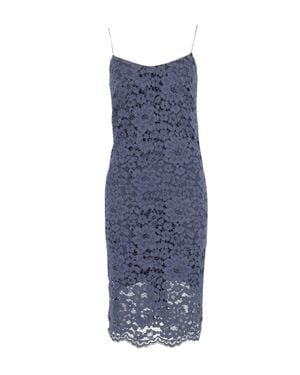Iris & Ink Lace Midi Dress - Blue