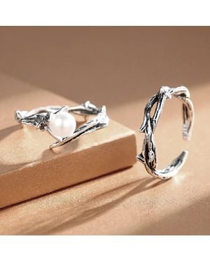 Fashnzfab Thorn Ring (Adjustable) - Metallic