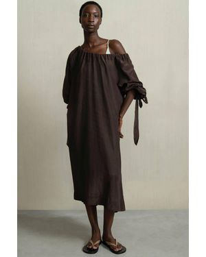 Humanoid Cherin Semi-Sheer Dress - Black