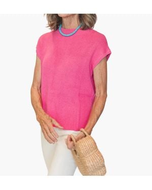 Wishlist Colton Mock Neck Sweater - Pink