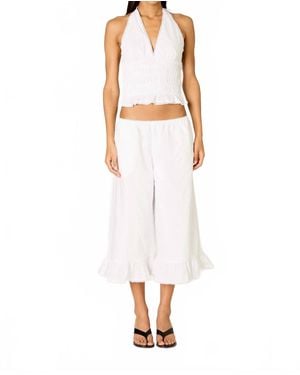 Nia Viento Pant - White