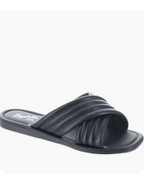 Seychelles Word For Word Leather Sandal - Gray