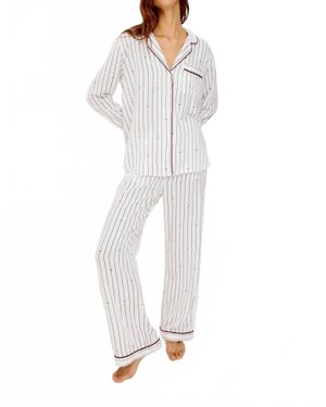 Rails Luna Pajama Set - White