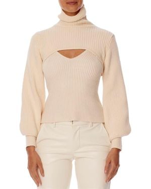 LBLC The Label Erikka Two Piece Sweater - Natural