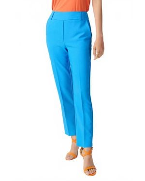 Joseph Ribkoff Stretch Slim Fit Pants - Blue