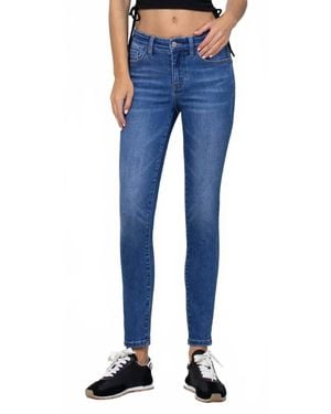 VERVET BY FLYING MONKEY Haylie High Rise Skinny Jean - Blue